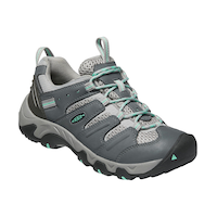 KEEN Canada Outdoor Women's Koven Hiking Shoes - Grey Front_Three_Fourths_Angled_Right