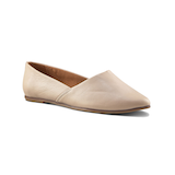Denver Hayes Women's Aislinn Leather Slip On Flats Front_Three_Fourths_Angled_Right