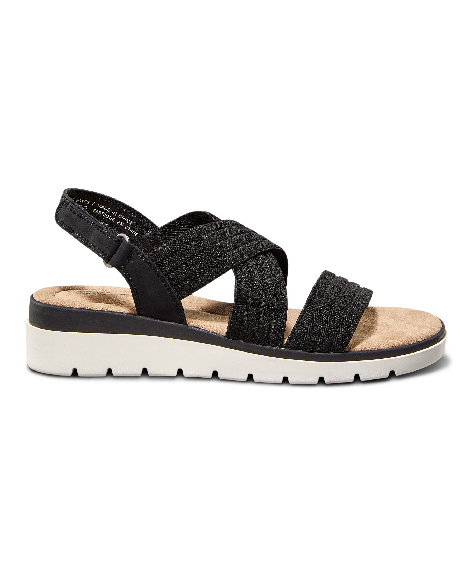 Denver Hayes Women's Renah Quad Comfort Low Wedge Sandals