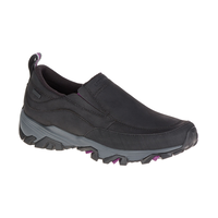 Chaussures d’hiver imperméables pour femmes, Merrell, Coldpack Ice Moc, noir Front_Three_Fourths_Angled_Right