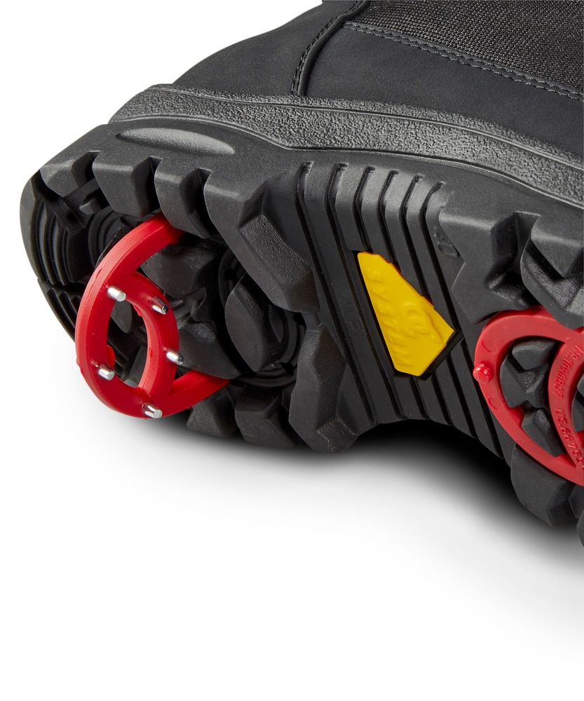Navatex Bottes d'hiver à lacets étanches à l'eau pour femmes avec système de crampons OC Tipper Navatex Bottes d'hiver à lacets étanches à l'eau pour femmes avec système de crampons OC Tipper