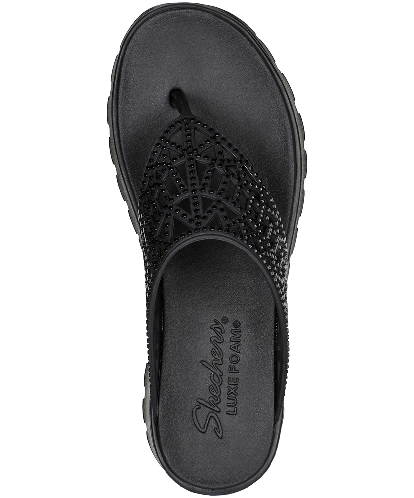 Skechers Women s Footsteps Rhinestone Flip Flop Sandals Marks