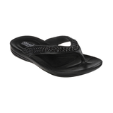 Sandales tongs à strass pour femmes, Glitzy Foamies, Skechers Front_Three_Fourths_Angled_Right