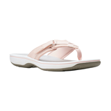 Clarks Women's Breeze Flip Flop Sandals Front_Three_Fourths_Angled_Right