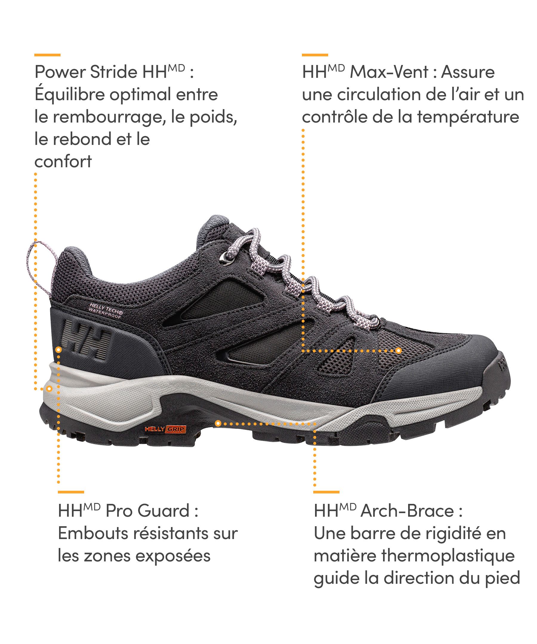 Chaussures de randonnée imperméables basses pour femmes, Switchback, Helly Hansen