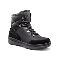 Denver Hayes Women's Blizzard T-Max Insulated Winter Boots - Black Front_Three_Fourths_Angled_Right