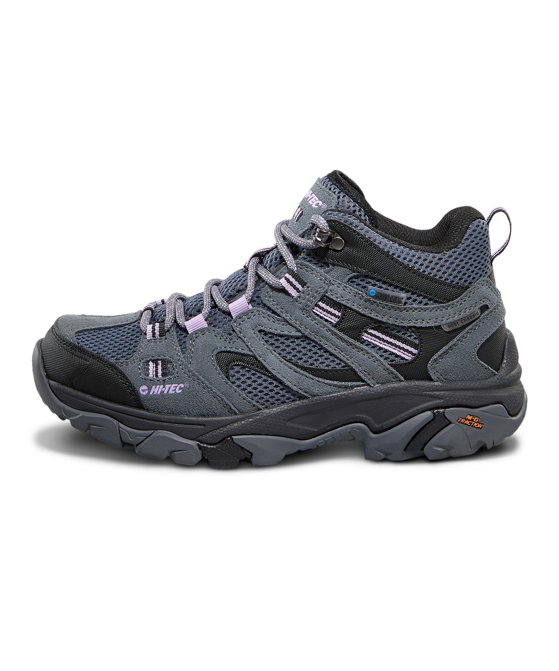 HI-TEC Women's Ravus Mid Hiking Boots – Lightweight & Breathable For Trail & City