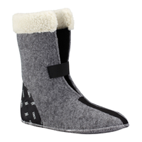 Sorel Women's Winter Carnival Boot Liner - Grey Front_Three_Fourths_Angled_Right