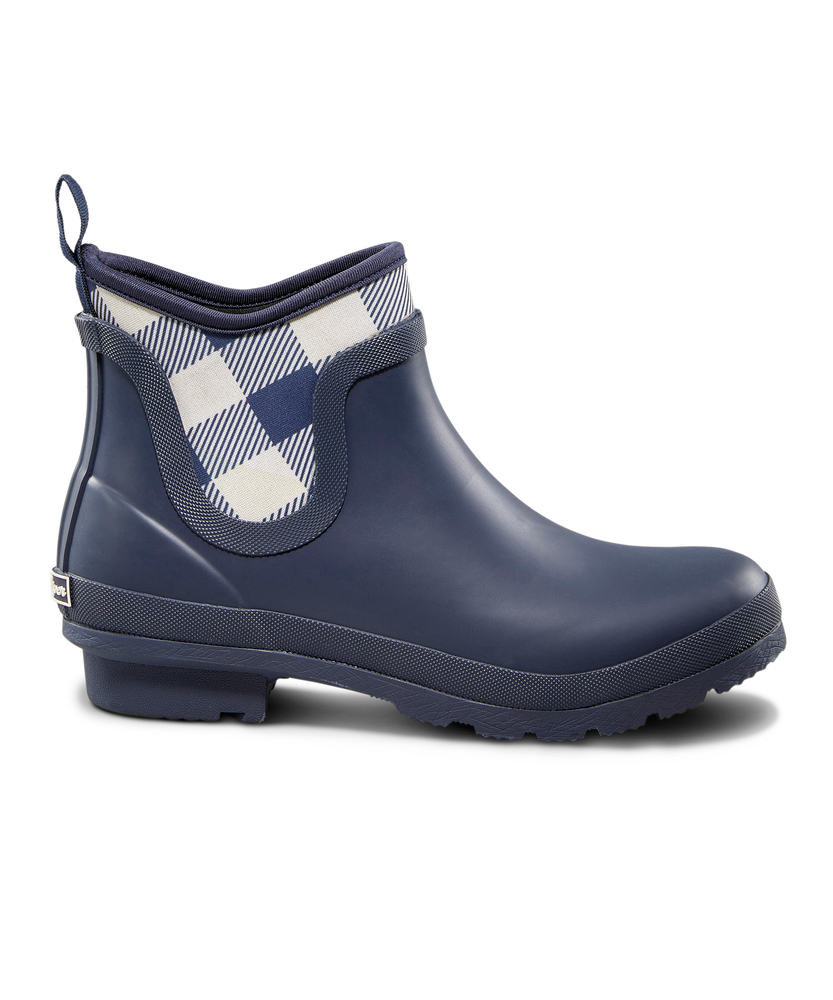 Flinton check waterproof rain boot discount