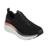 Skechers Women's D'Lux Walker Stretch Fit Bungee Slip-On Shoes Front_Three_Fourths_Angled_Right