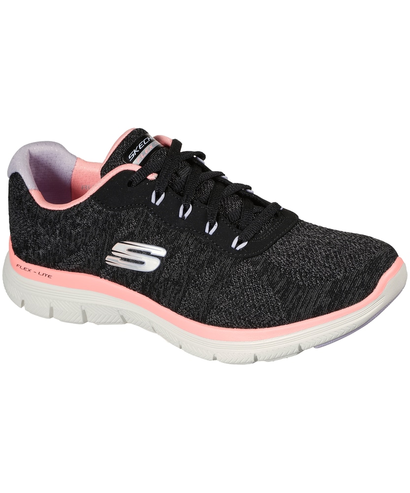 Skechers Sport Skech Air Cross Trainer Sneaker Shoe - Black/Hot Pink -  Womens