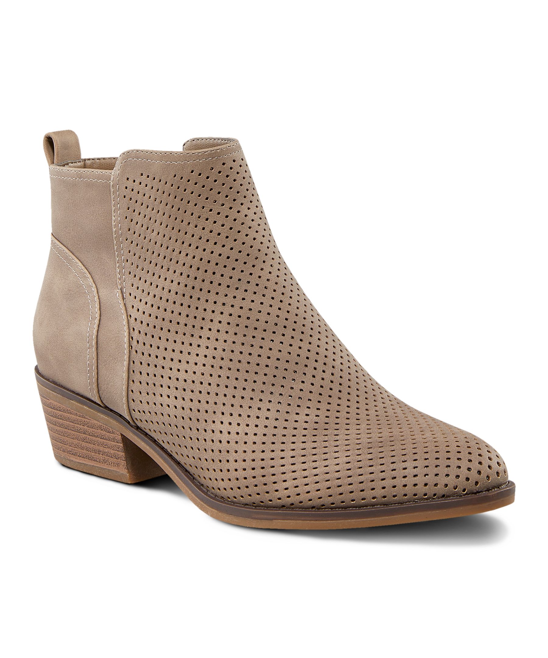 Perforated booties outlet