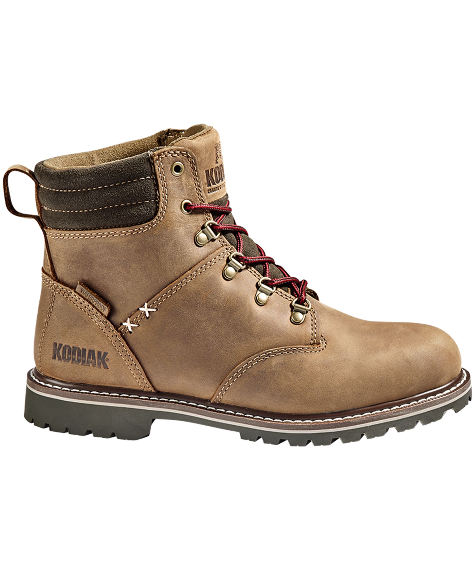 Bottes de cuir de 6&nbsp;po étanches à l'eau pour femmes, Bralorne, Kodiak