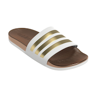 Sandales confortables à enfiler pour femmes, Adilette Front_Three_Fourths_Angled_Right