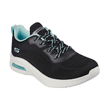 Chaussures Skechers en tricot pour femmes, Squad Air Front_Three_Fourths_Angled_Right