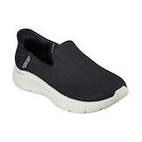 Skechers Women's Go Walk Flex Slip-ins Shoes - Wide Front_Three_Fourths_Angled_Right