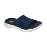 Skechers Women's On the GO 600 Adore Slides Front_Three_Fourths_Angled_Right