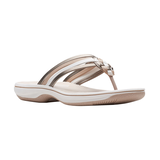 Sandales tong Clarks pour femmes, Breeze Coral Front_Three_Fourths_Angled_Right