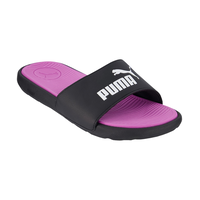 PUMA Women's Cool Cat 2.0 Slides Front_Three_Fourths_Angled_Right