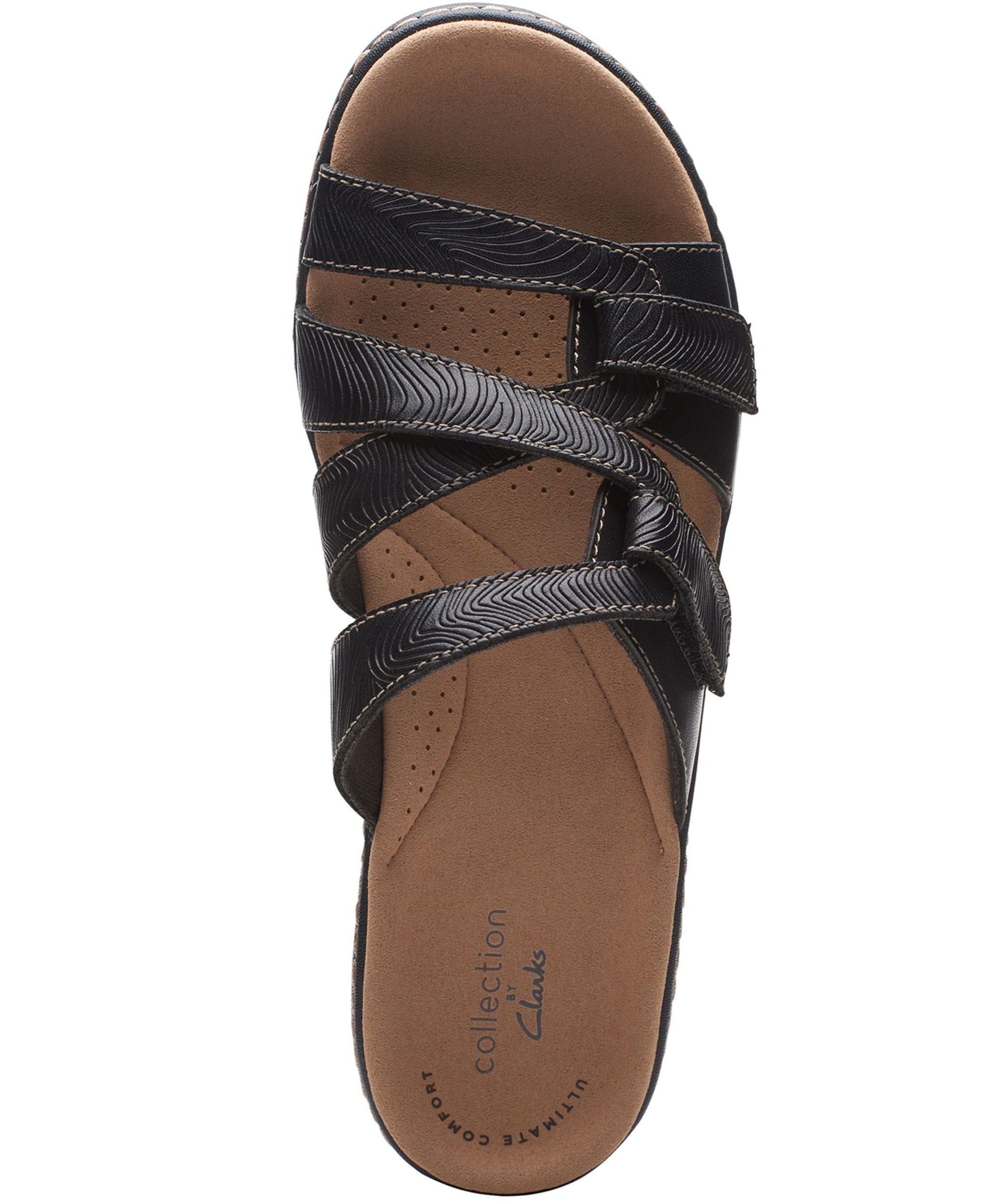 Clarks Women's Merliah Karli Leather Sandals - Black | Marks