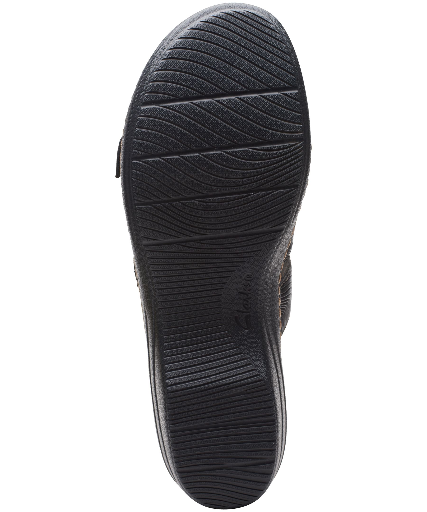 Clarks Women's Merliah Karli Leather Sandals - Black