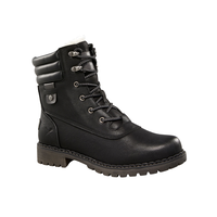 Denver Hayes Women's Laura Low Lug Sole Lace-Up Boots Front_Three_Fourths_Angled_Right