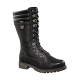 Denver Hayes Women's Laura Low Lug Sole Lace-Up Boots Front_Three_Fourths_Angled_Right