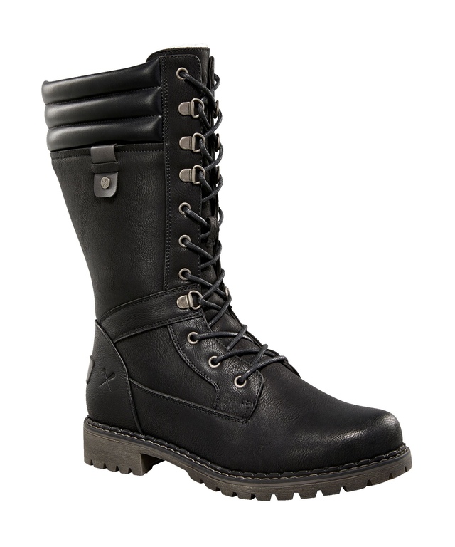 Denver Hayes Women's Laura Low Lug Sole Lace-Up Boots