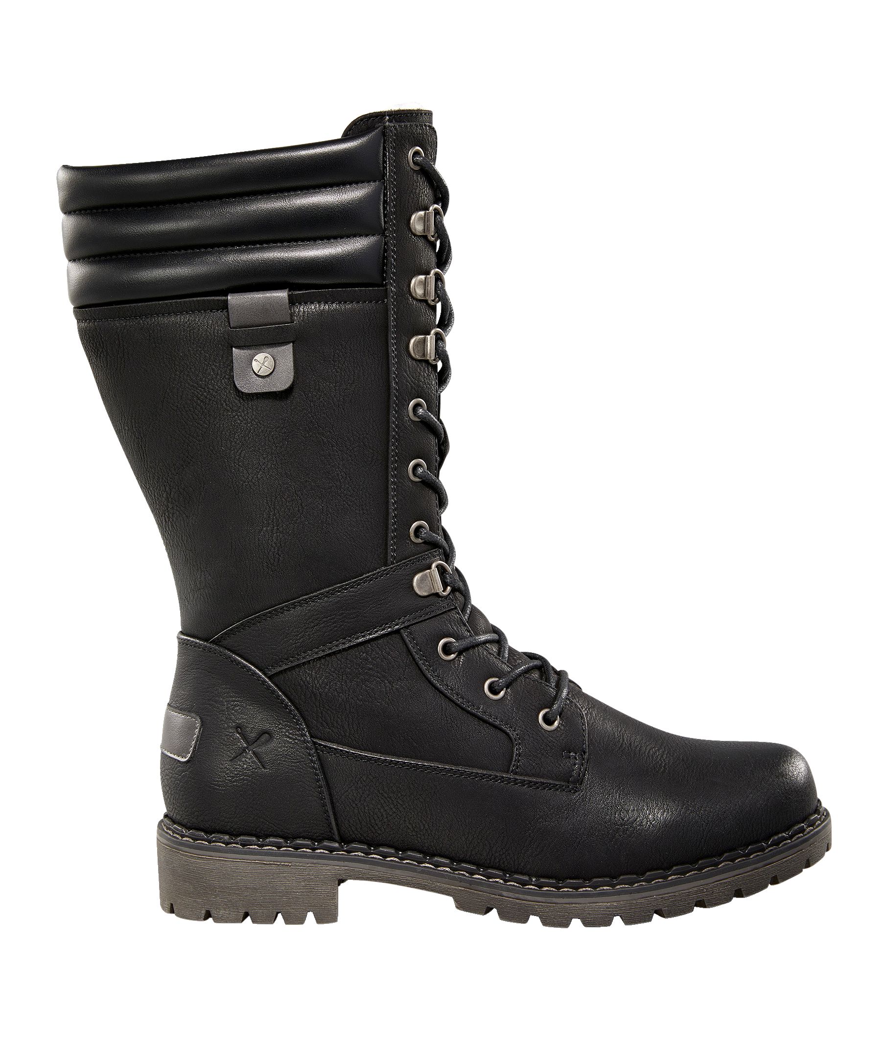 Bottes à lacets Denver Hayes avec semelle crantée à relief peu profond pour femmes, Laura