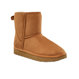 Denver Hayes Women's Cozy III Faux Suede Slip-On Boots Front_Three_Fourths_Angled_Right