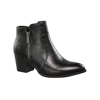 Denver Hayes Women's Nani Side-Zip Ankle Boots Front_Three_Fourths_Angled_Right