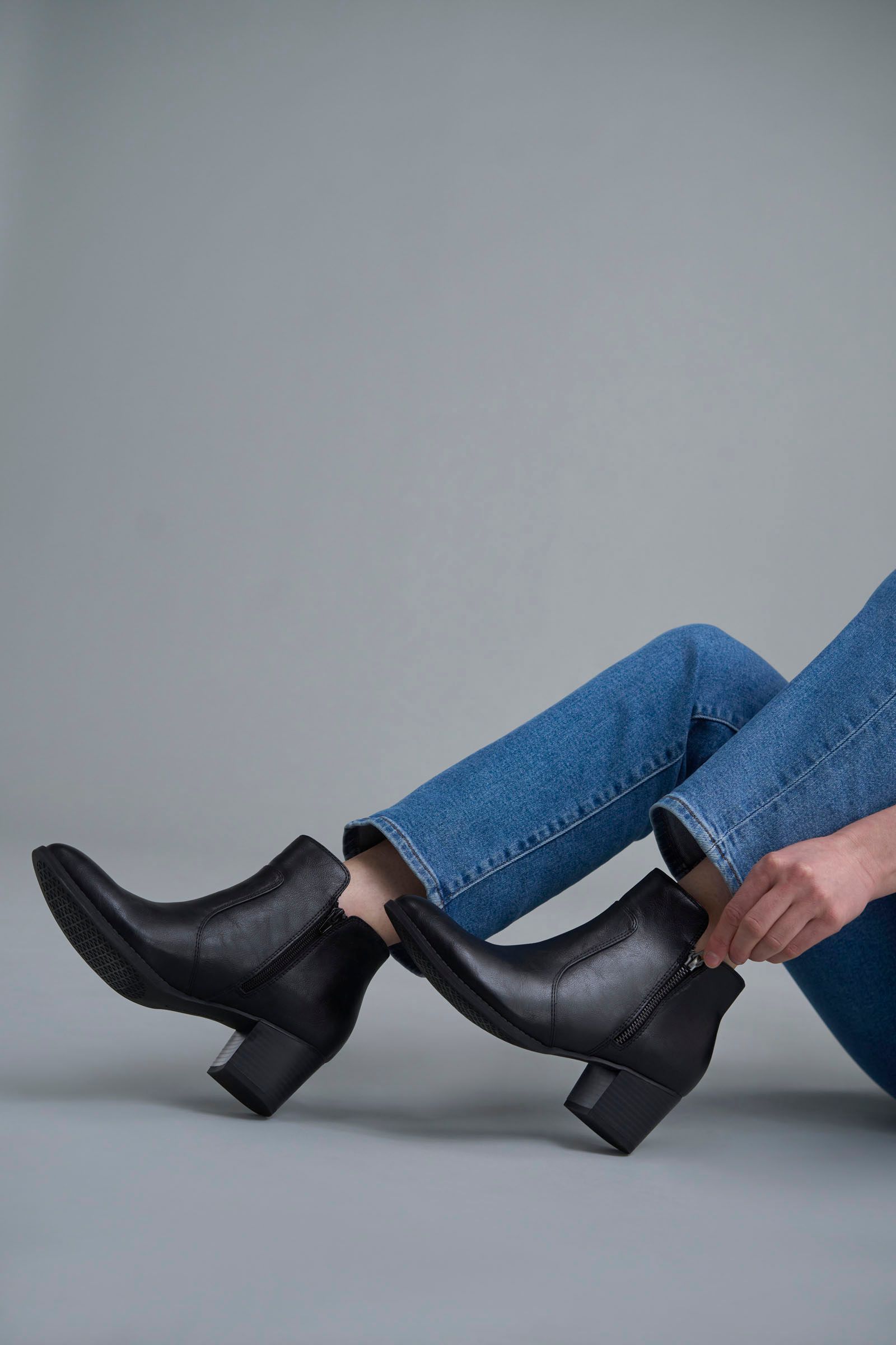 Bottines Denver Hayes à glissière latérale pour femmes, Nani