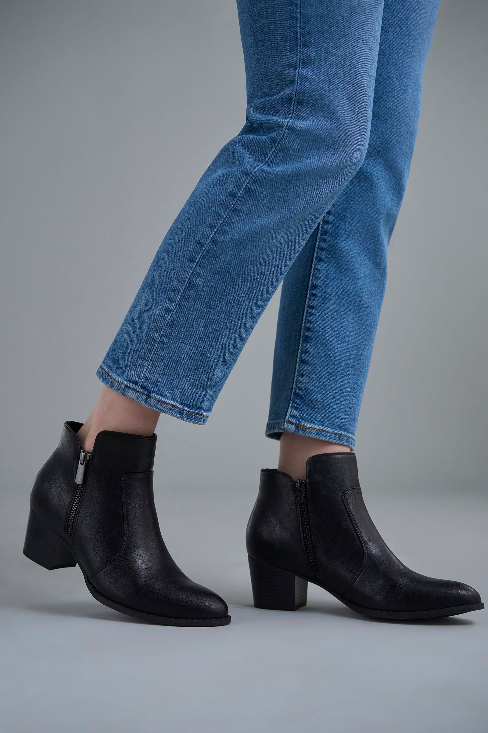 Bottines Denver Hayes à glissière latérale pour femmes, Nani