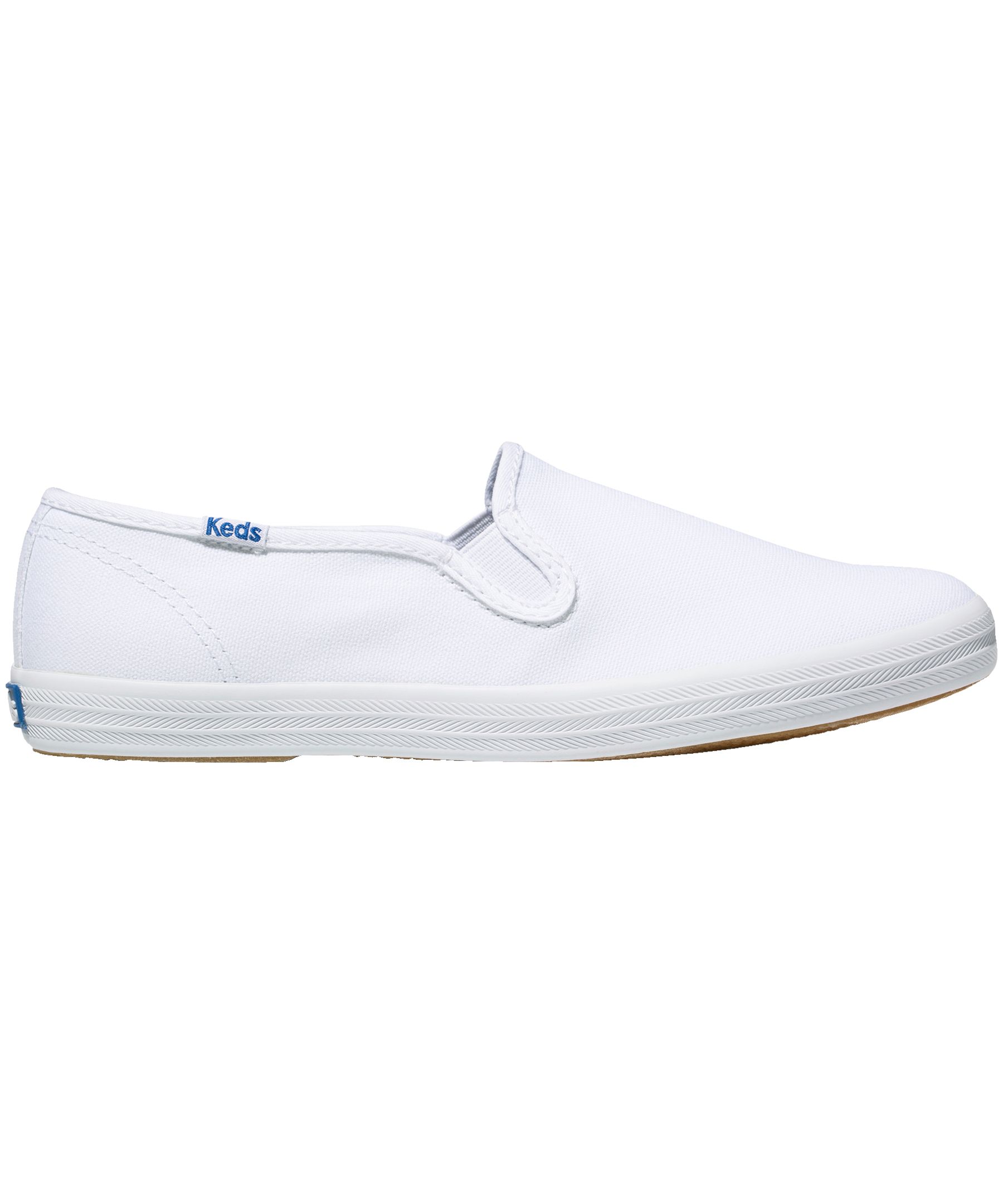 KEDS Women's Champion Canvas Slip On Sneakers - White