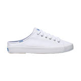 KEDS Women's Kickback Canvas Slip On Mules - White Side_Right