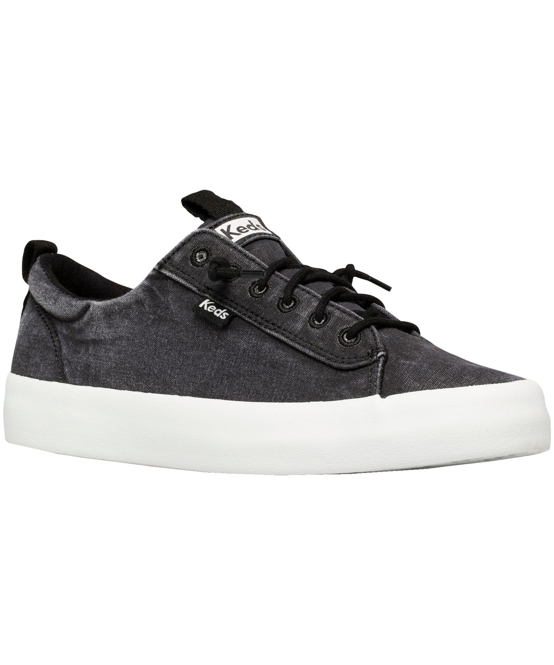 KEDS Women's Kickback Canvas Sneakers - Black