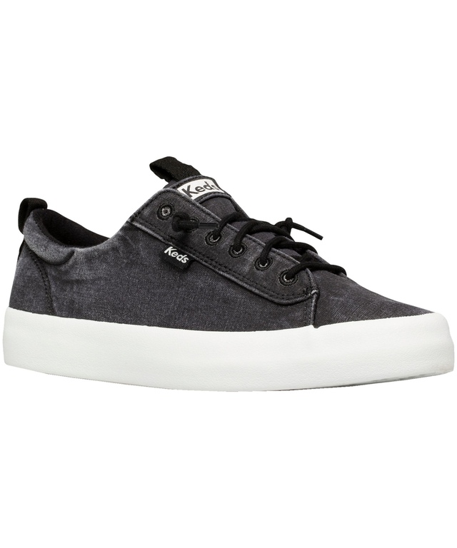 KEDS Women's Kickback Canvas Sneakers - Black