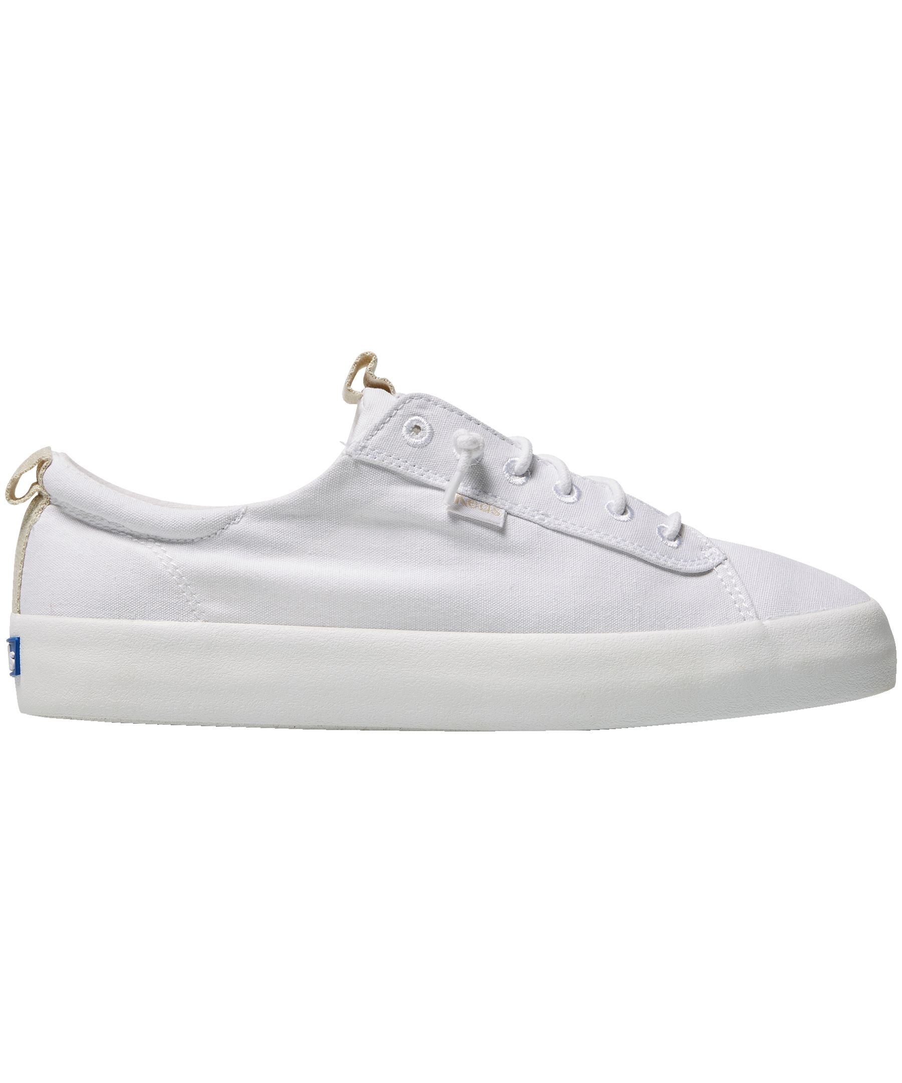 KEDS Women's Kickback Canvas Slip On Sneakers - White