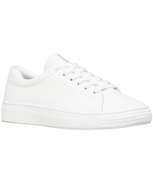 Chaussures de sport en cuir pour femmes, Alley - Blanc