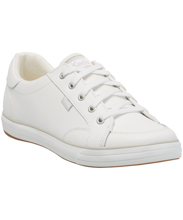 KEDS Women's Center III Leather Sneakers - White