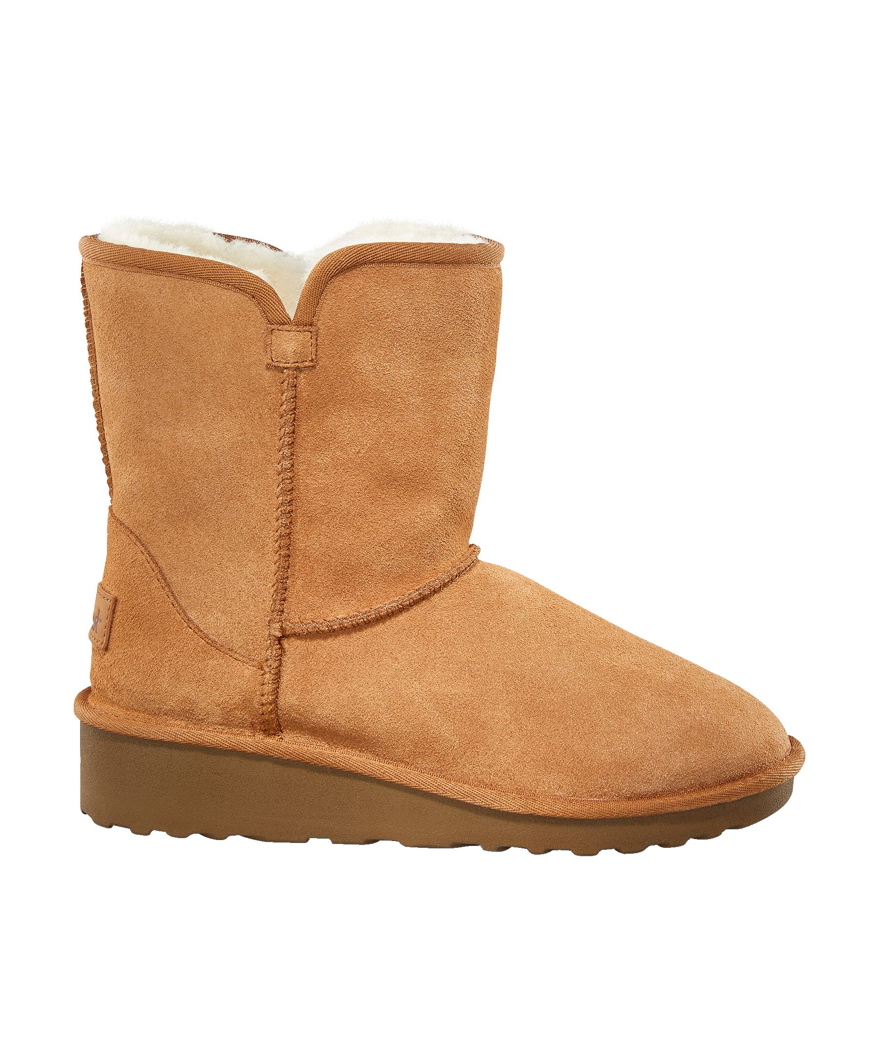 FarWest Women's Snug Suede/Wool Slip-On Boot Mark's