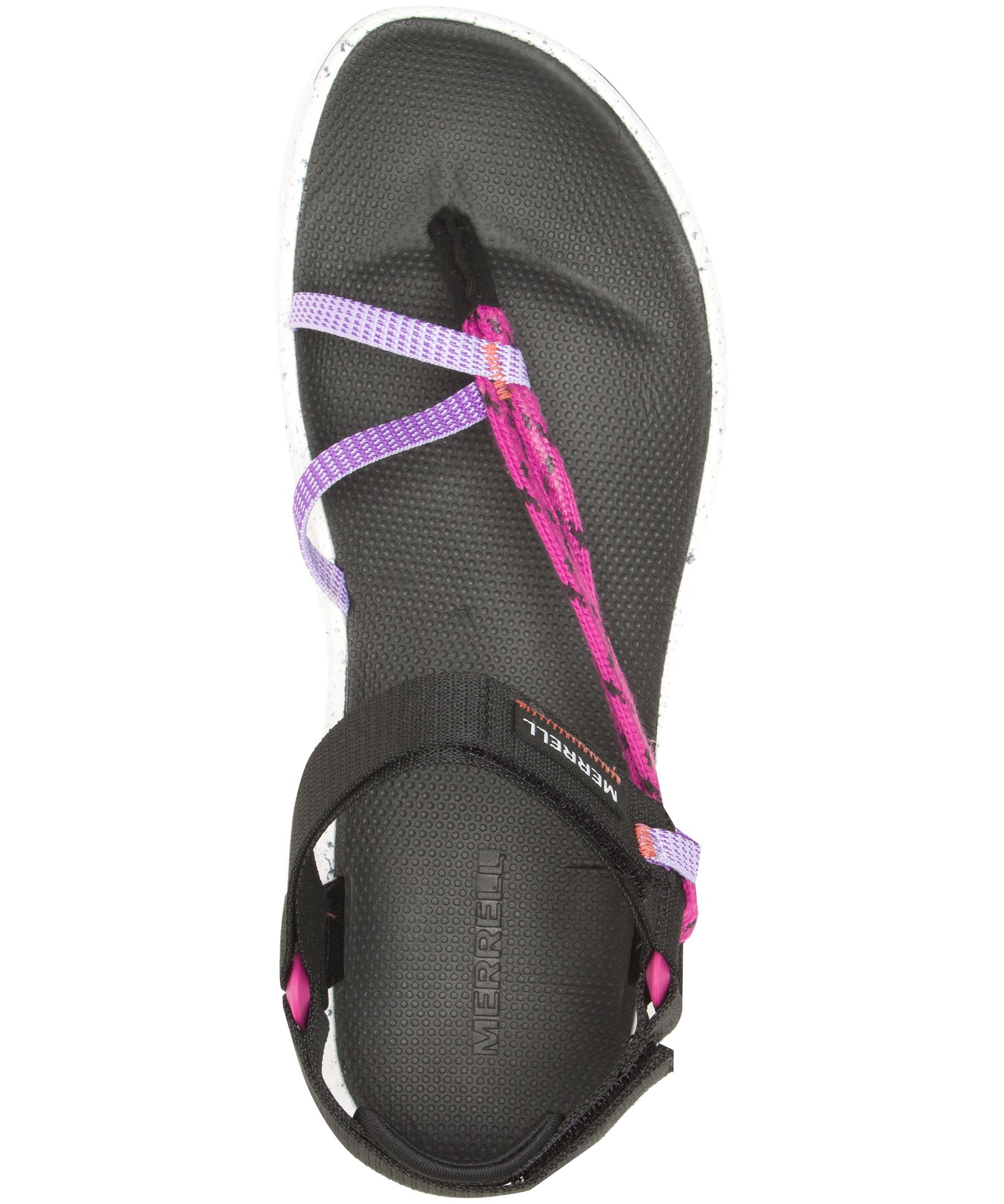 Sandales pour femmes, Bravada Cord Wrap, Merrell, noir/fuchsia