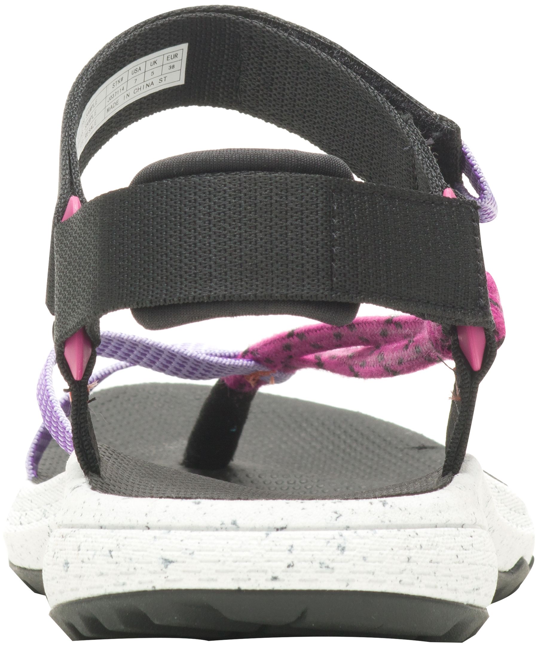 Sandales pour femmes, Bravada Cord Wrap, Merrell, noir/fuchsia