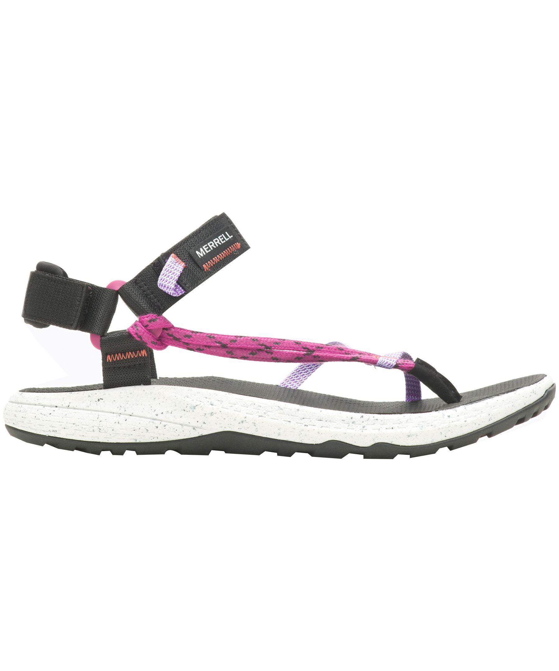 Sandales pour femmes, Bravada Cord Wrap, Merrell, noir/fuchsia