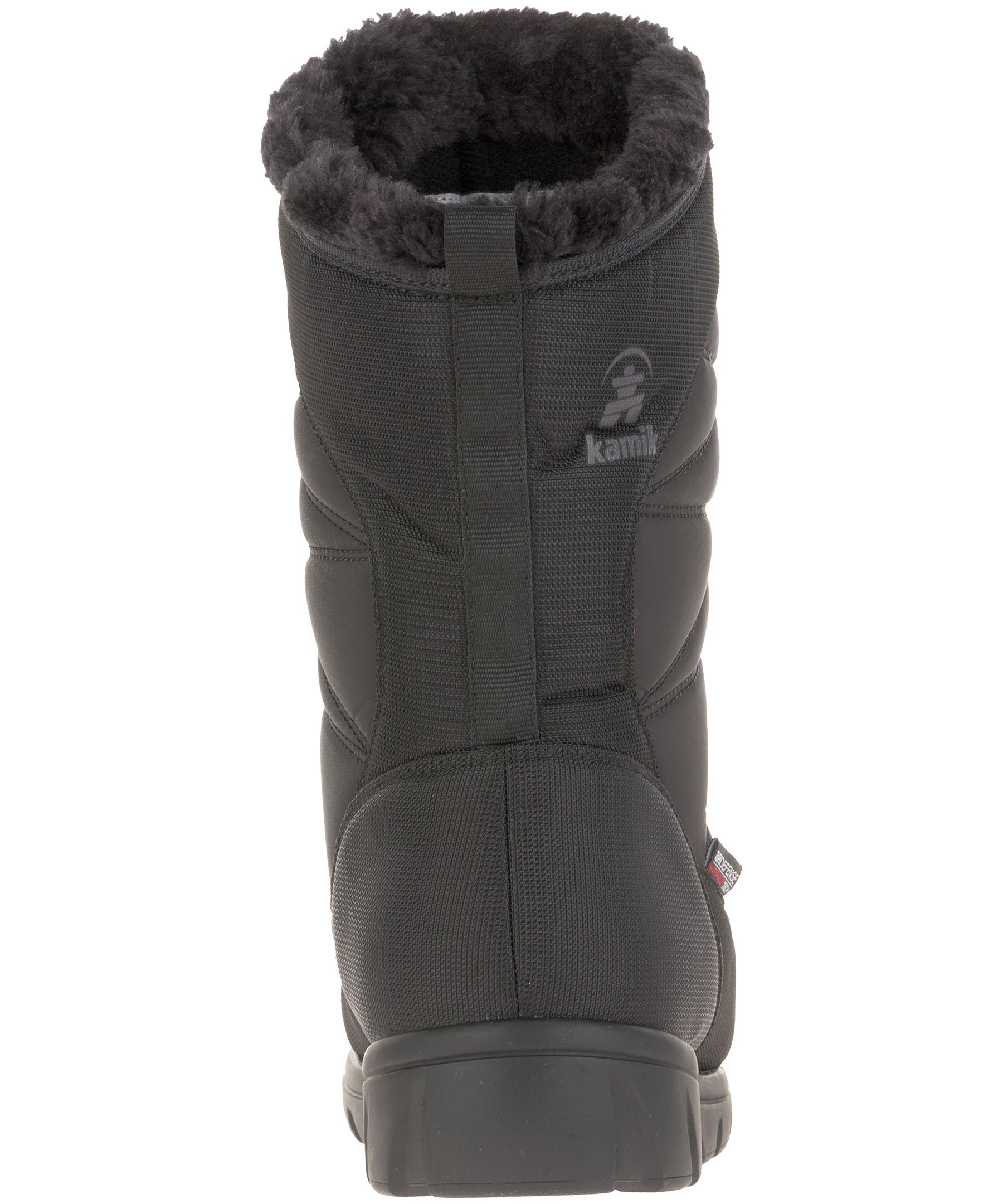 Bottes d'hiver mi-hautes pour femmes, Hannah, noir