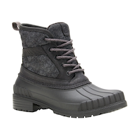 Bottes d'hiver mi-hautes pour femmes, Sienna Mid&nbsp;2, Kamik, noir Front_Three_Fourths_Angled_Right