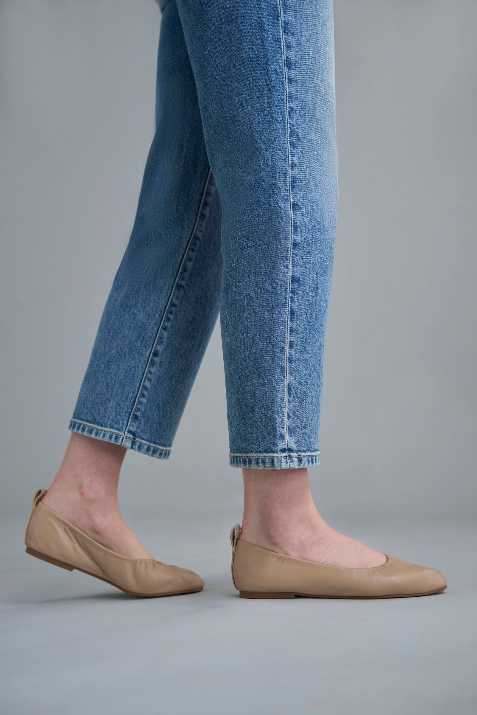 Ballerines en cuir pour femmes, Ana, Denver Hayes