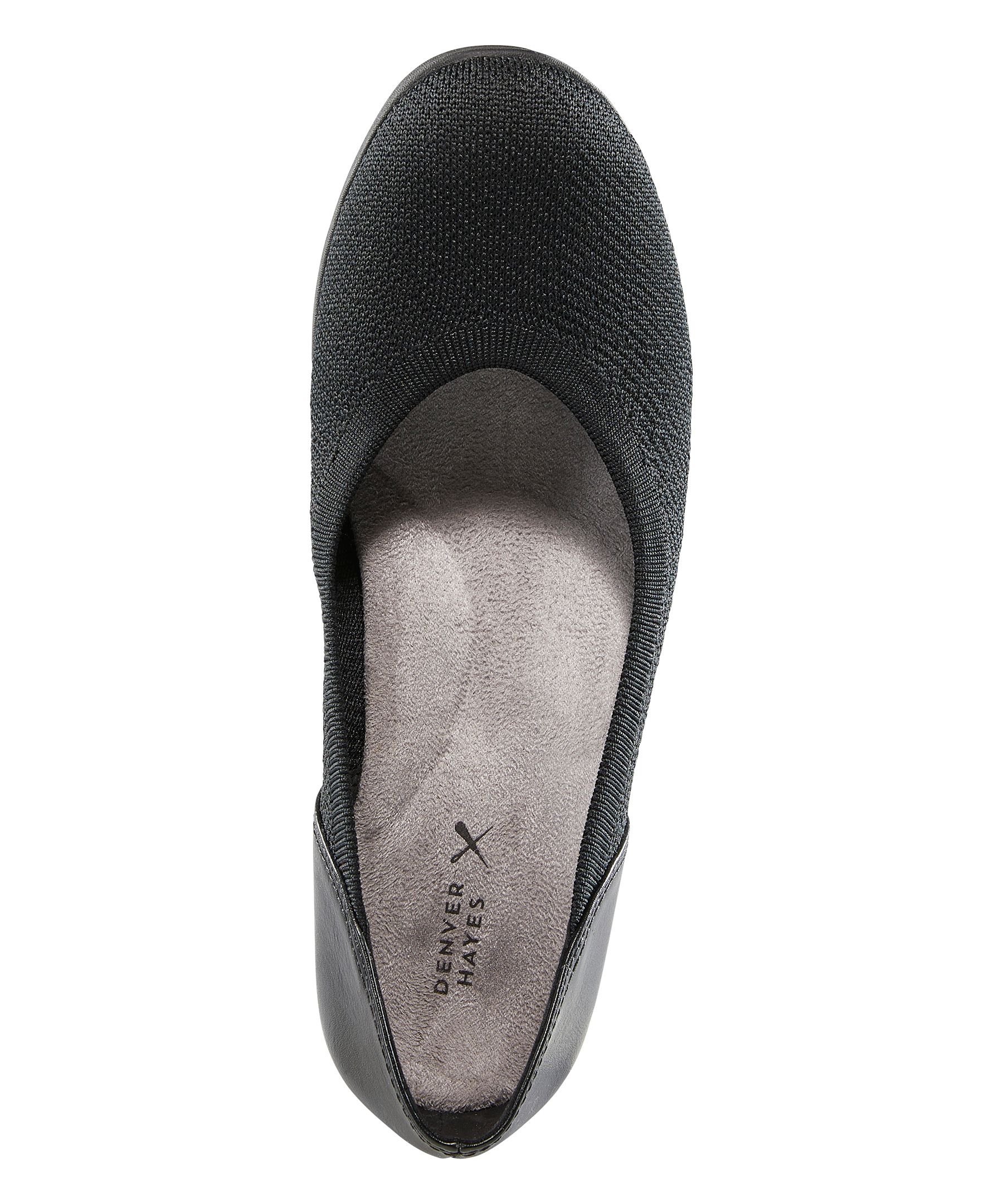 Denver Hayes Women's Maggie Slip-On Wedge Knit Shoe