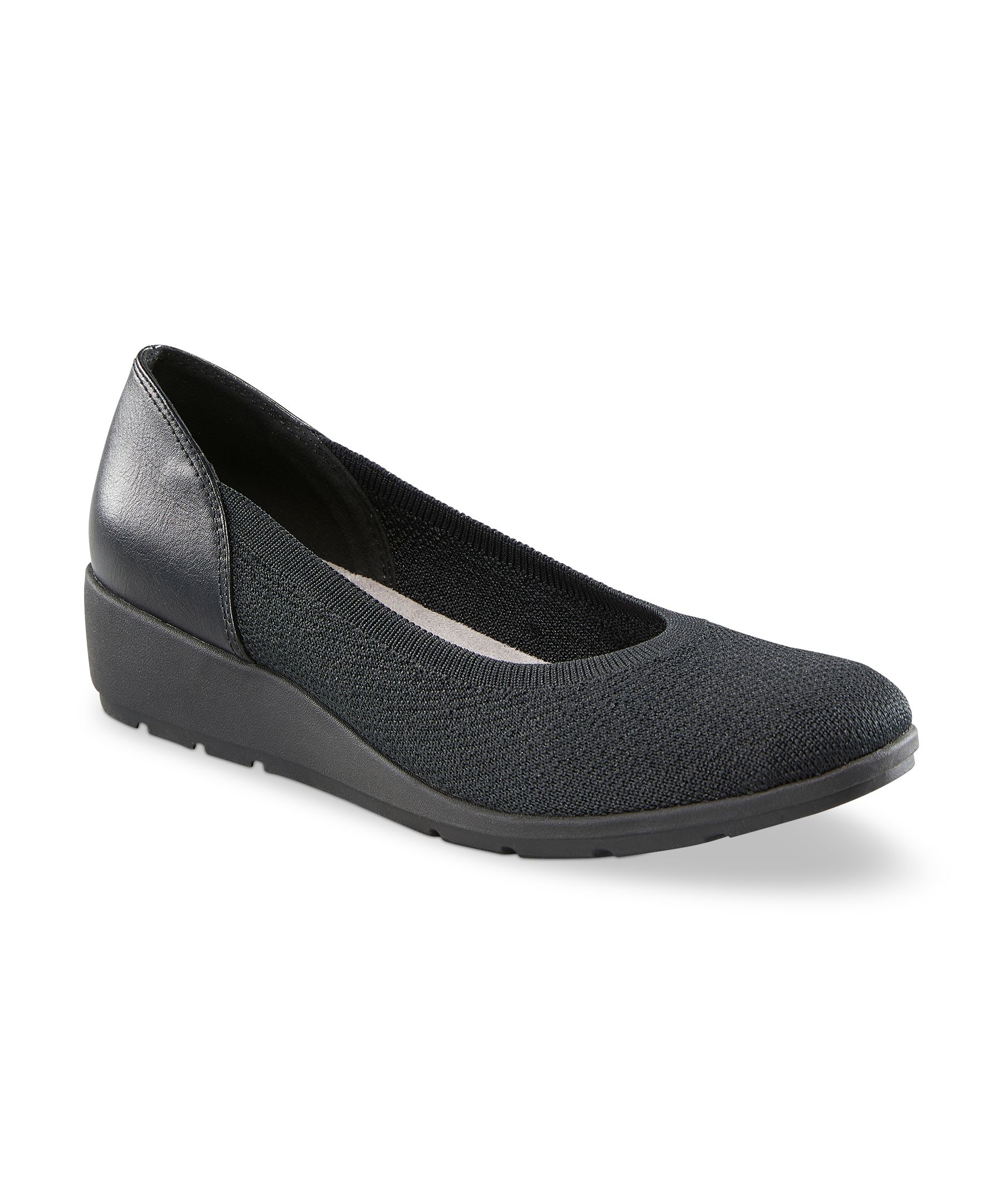 Denver Hayes Women's Maggie Slip-On Wedge Knit Shoe