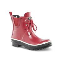 Bottes de pluie étanches à l'eau pour femmes, Poppy, WindRiver Front_Three_Fourths_Angled_Right